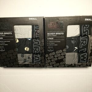 Star Wars - 6-pk Men's Stretch Boxer Briefs with Fly Pouch, S